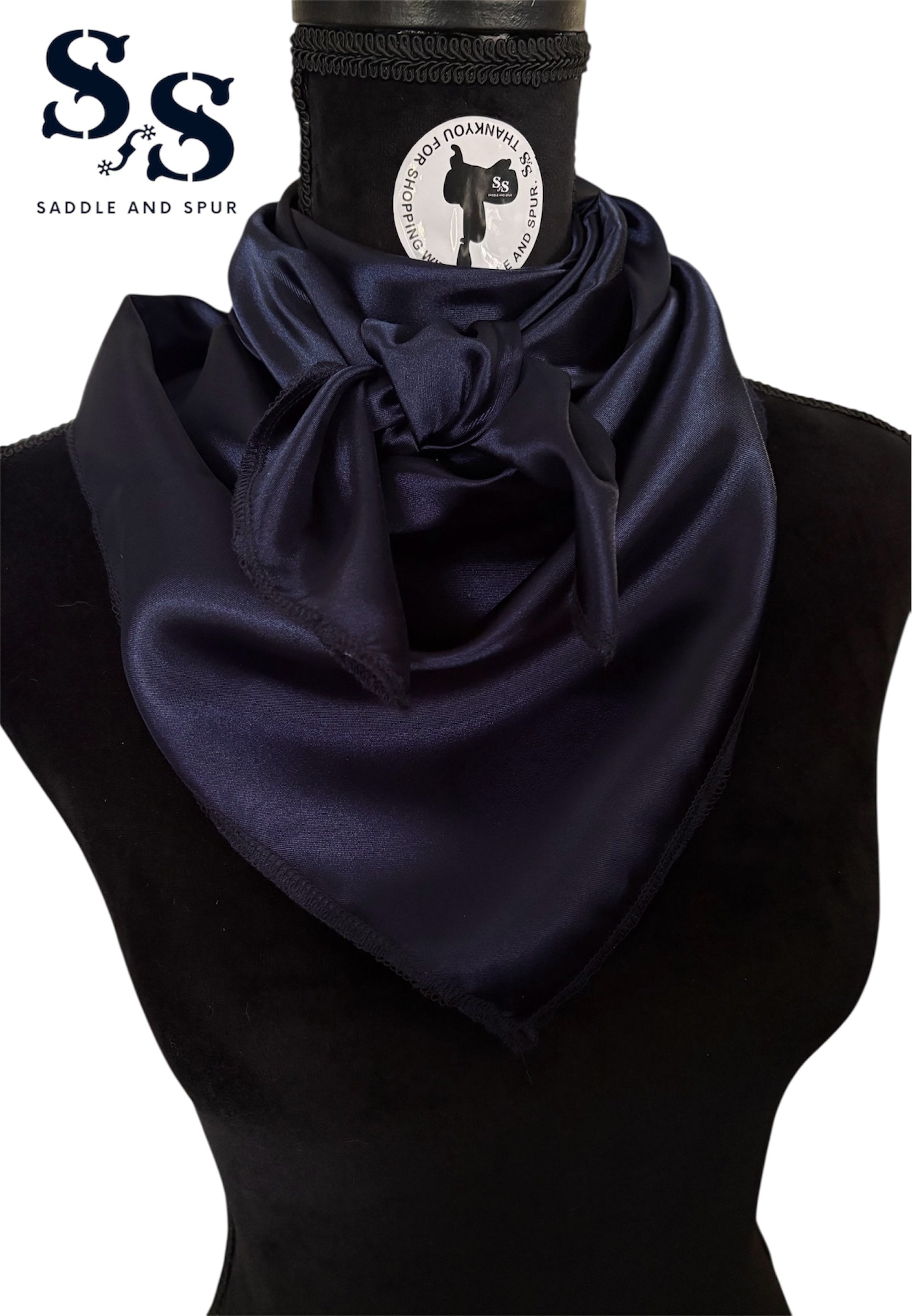 Dark French Navy - Ranch Scarf