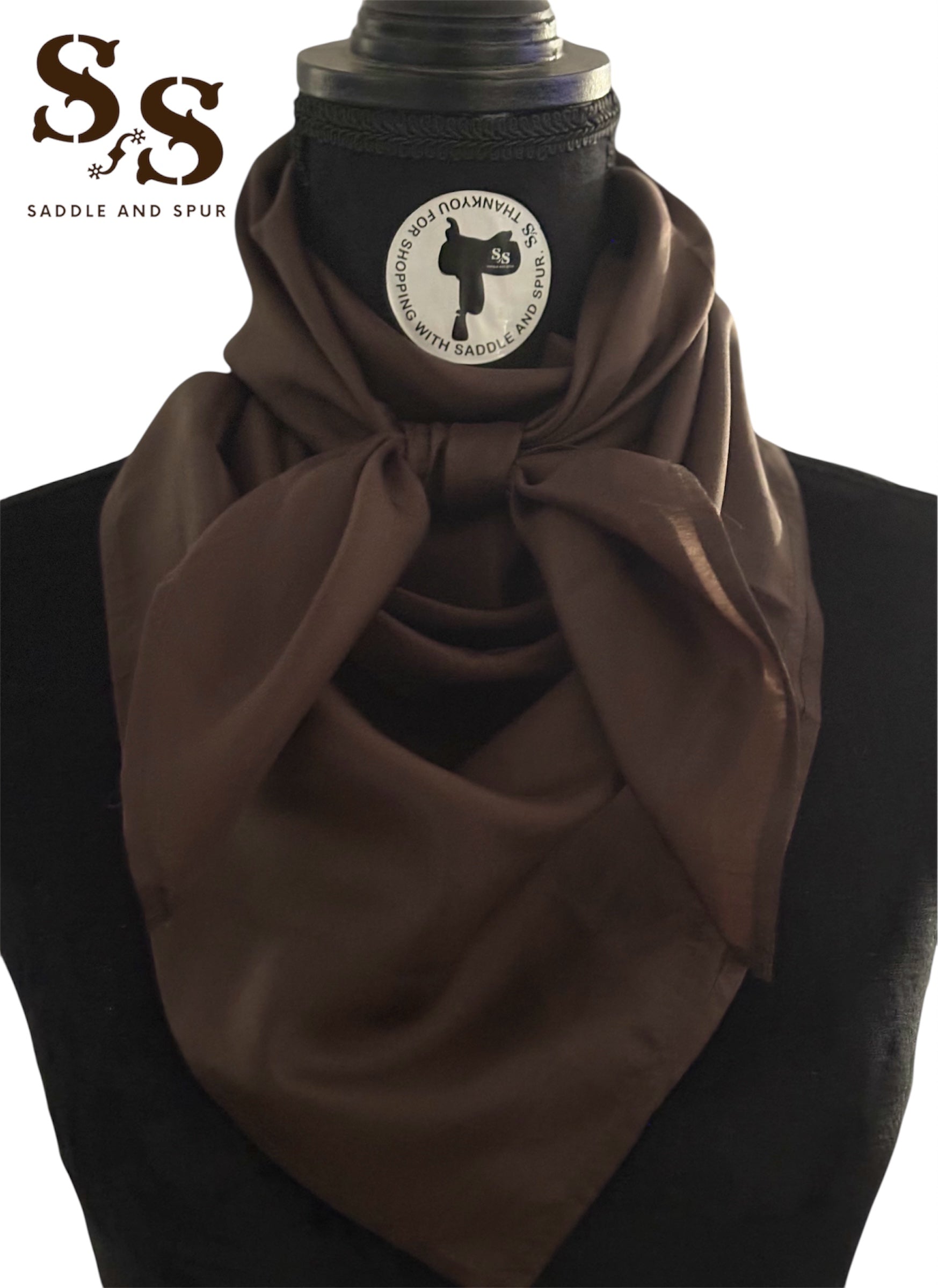 Chocolate Brown - Ranch Scarf