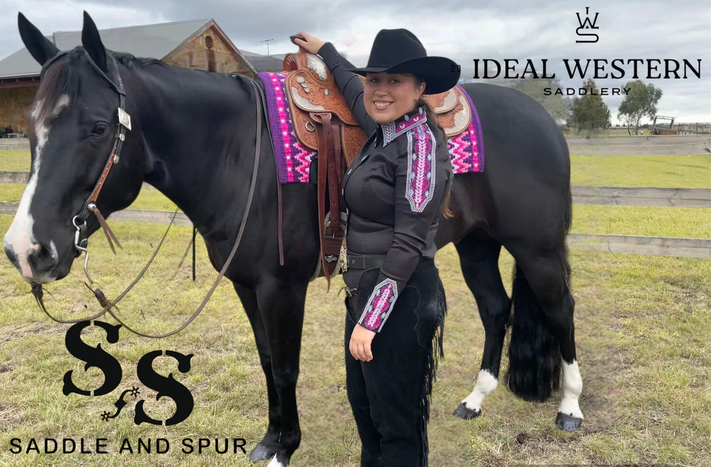 Embellished Saddle and Spur Show Shirts