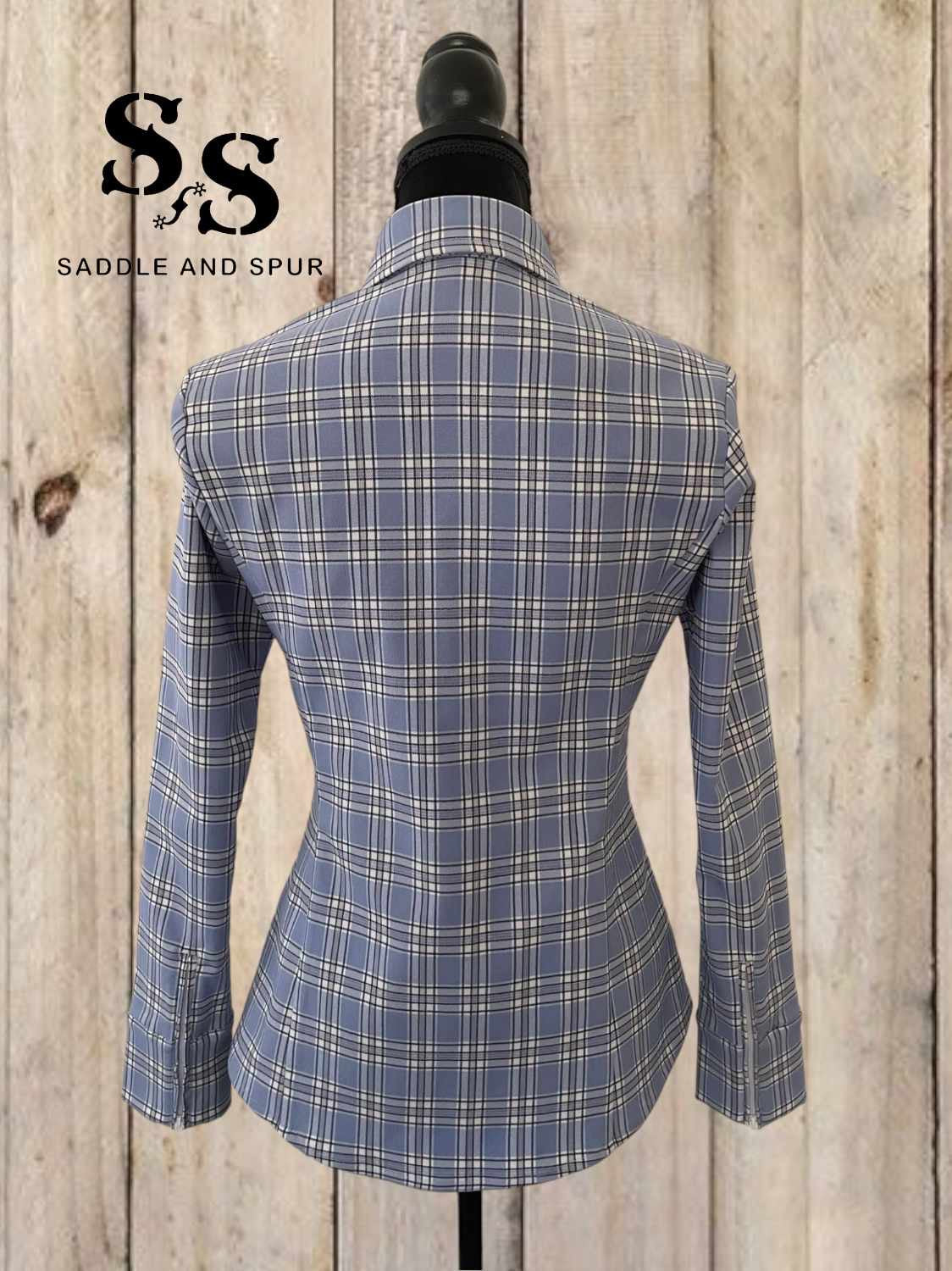 Plaid stretch premium concealed zipper